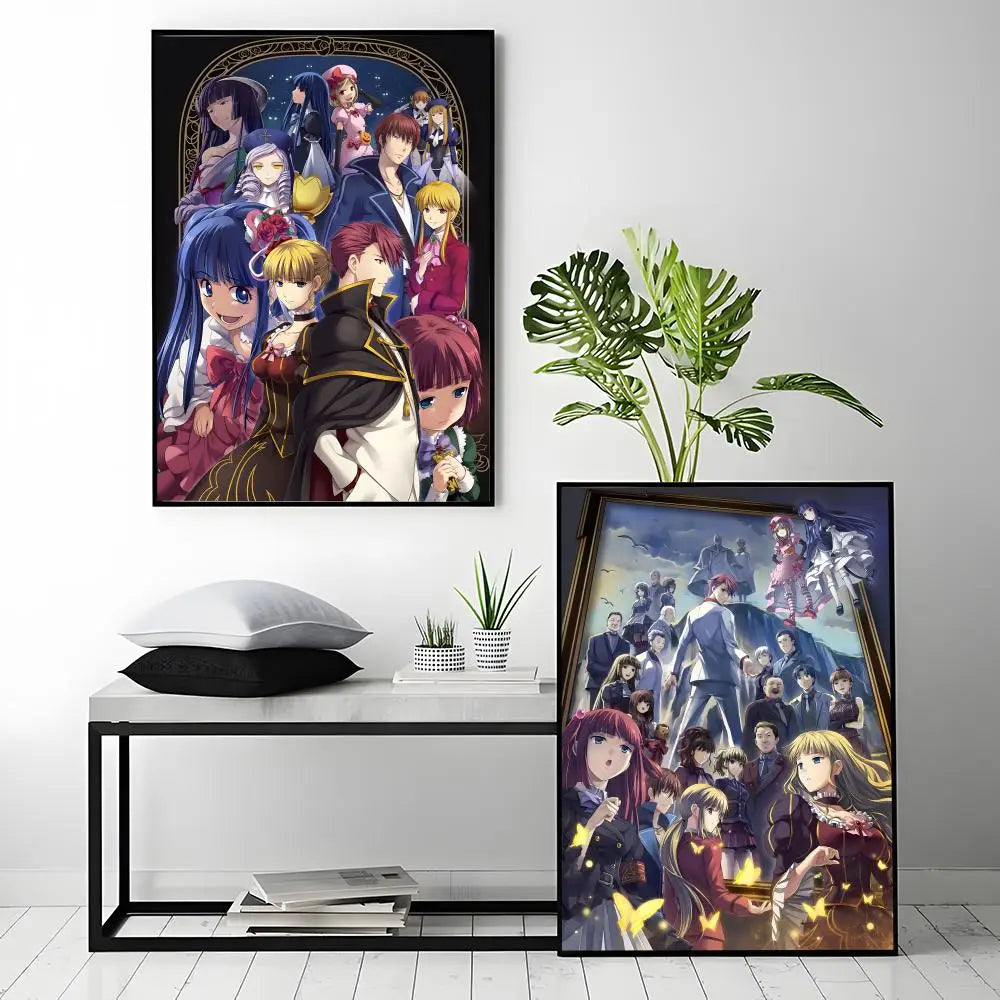Umineko When They Cry Anime Poster – HD Canvas Wall Art Anime Canvas Poster Qst