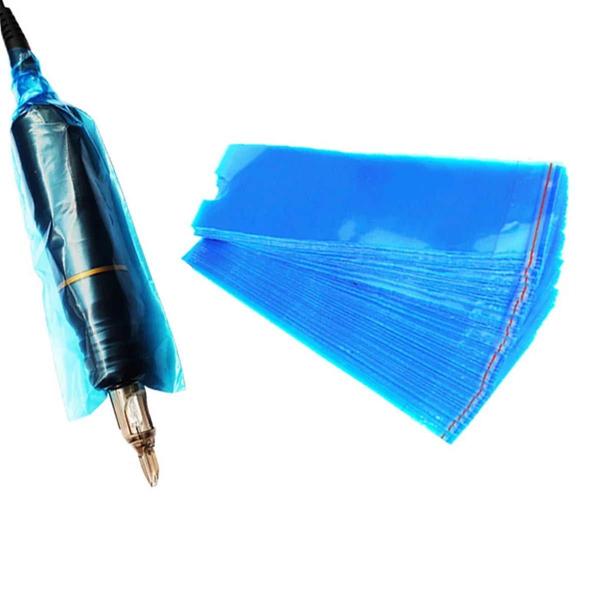 Large Disposable Tattoo Pen Covers – Machine Sleeve Protection Tattoo Machine Sleeve Qme
