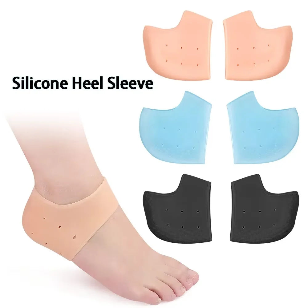 Silicone Heel Protectors & Gel Metatarsal Pads – 1 Pair Gel Heel Cushion Qst