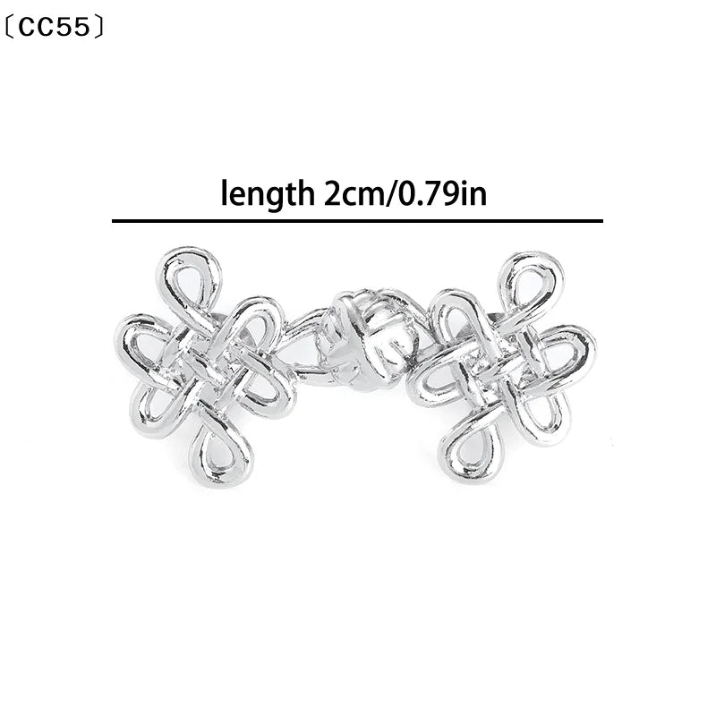 Chinese Knot Waist Buckle – Detachable Pants Clip for Jeans Waist Buckle Clip Qst