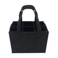 Foldable 6-Compartment Wine Bottle Bag | Waterproof Carry Tote Wine Bottle Bag Qst Black