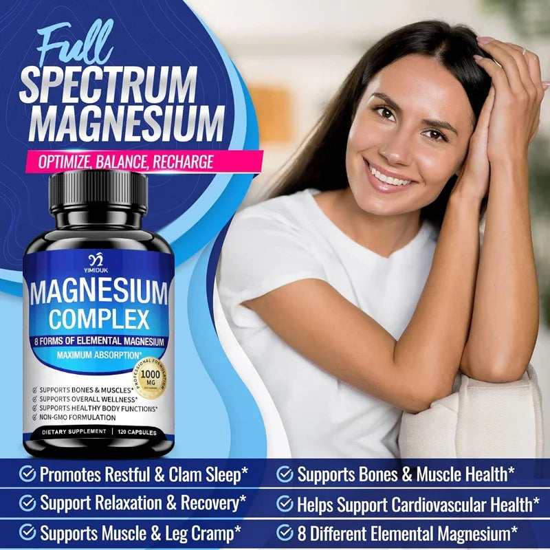Yimiduk Magnesium Complex – Bone, Muscle & Heart Support Magnesium Supplement Qst
