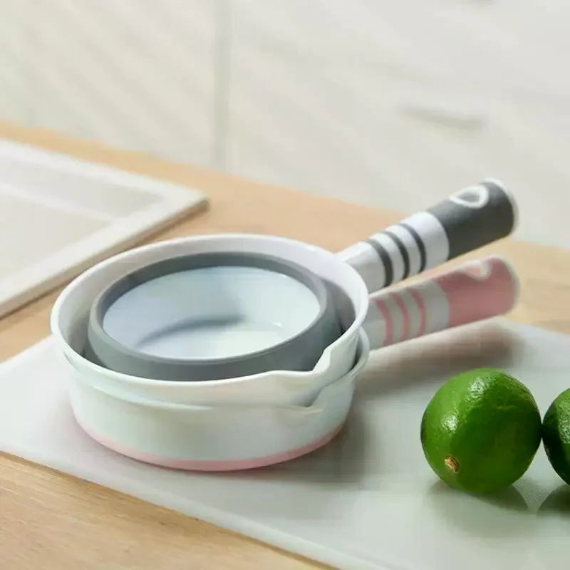 Collapsible Silicone Water Scoop Ladle | Antislip Handle Collapsible Silicone Scoop Qme