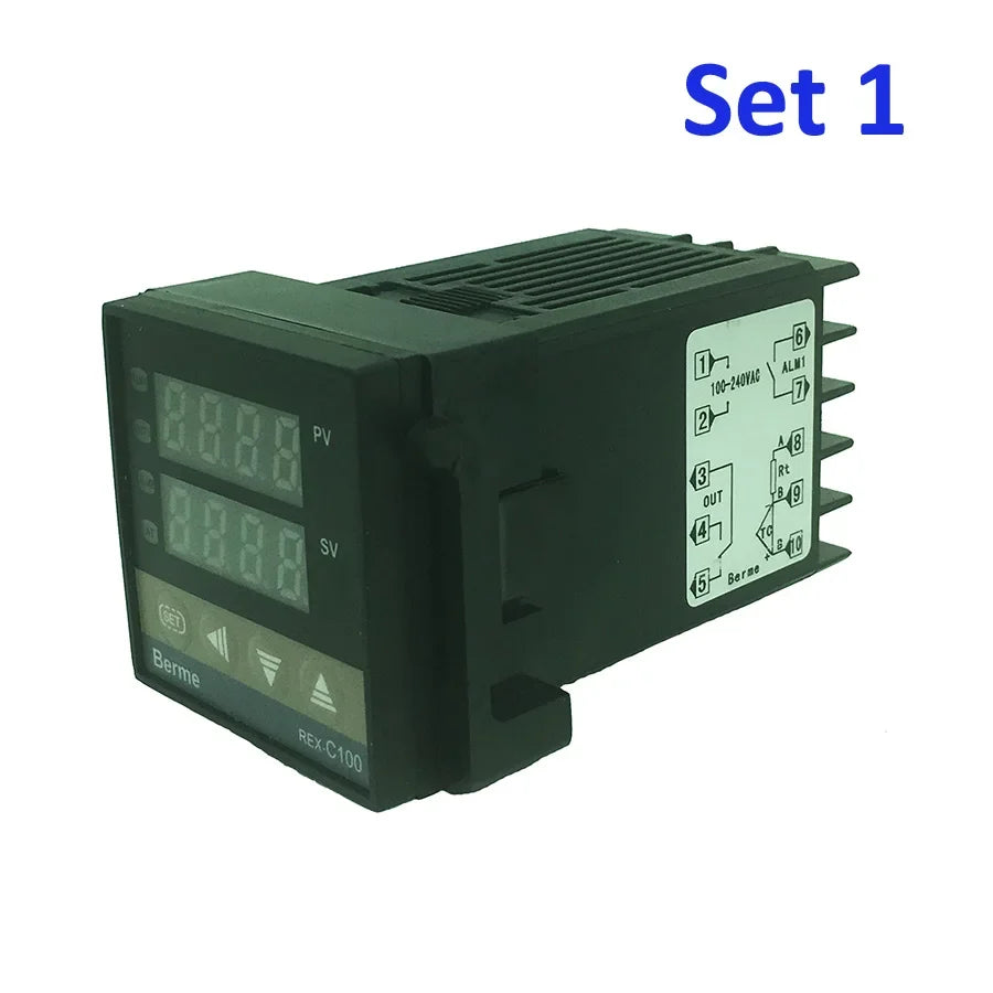 REX-C100 PID Temperature Controller SSR Output K-Type Temperature Controller Qme set1
