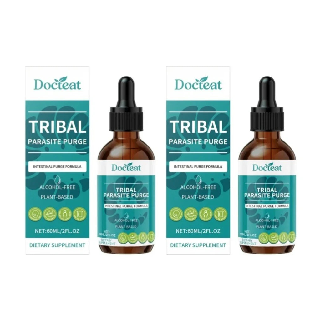 Docteat Gut Support Drops – Mullein, Licorice & Astragalus 60ml Herbal Supplement Drops Qst 120 ml(Pack of 2)