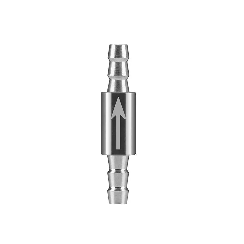 Stainless Steel CO2 Check Valve Anti-Return Aquarium (2pcs) Aquarium CO2 Valve Qme