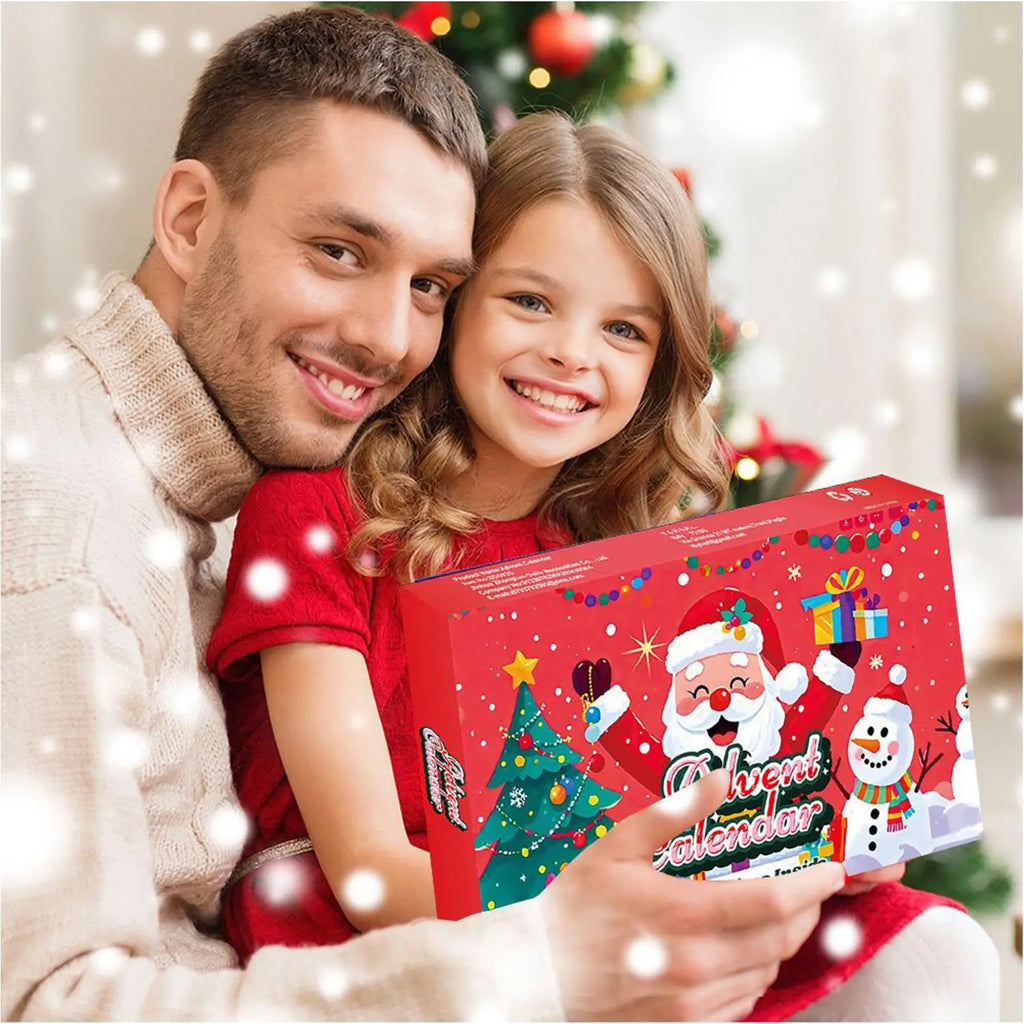 24-Day Christmas Countdown Calendar Collectible Animal Keepsake Advent Calendar Qme