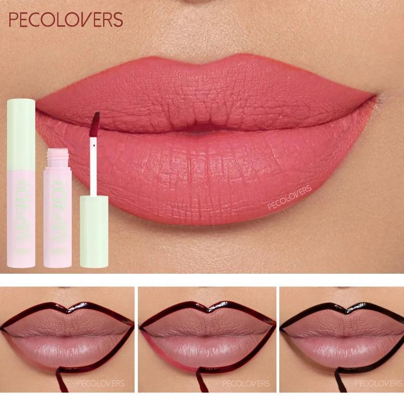 Multi-Color Tear-Out Lip Gloss | Long-Lasting Lip Contour Lip Gloss Qme