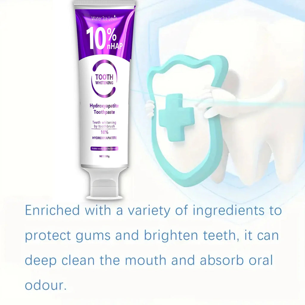 Oxide Hydroxyapatite Whitening Toothpaste & Toothbrush Set Whitening Toothpaste Set Qme
