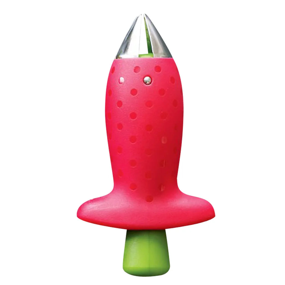 Strawberry Huller & Stem Remover – Stainless Steel Fruit Tool Fruit Prep Tool Qst 1pc
