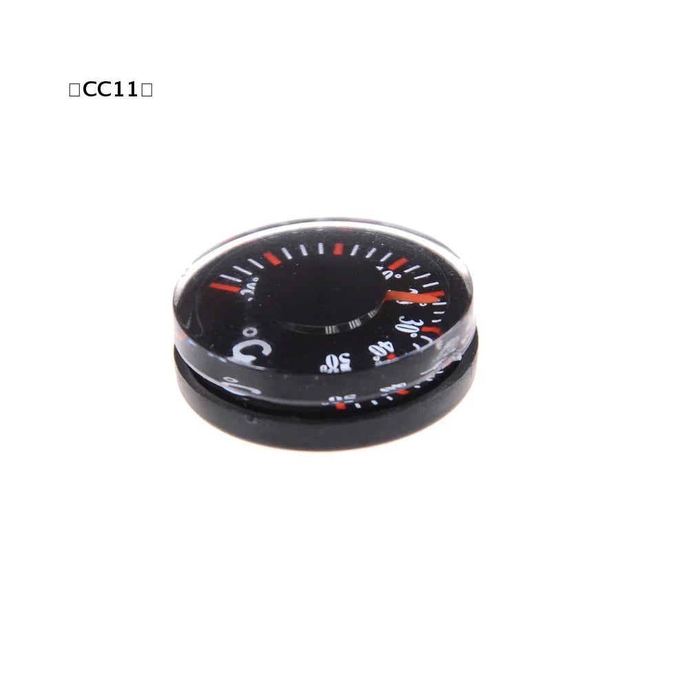 Mini Round Plastic Spirit Thermometer – Circular Design Spirit Thermometer Qme