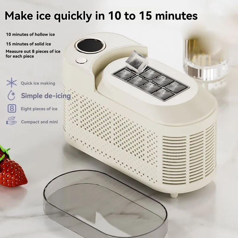 MiLESEEY B15C Portable Ice Cube Maker – Home, Car & Camping Portable Ice Maker Qst
