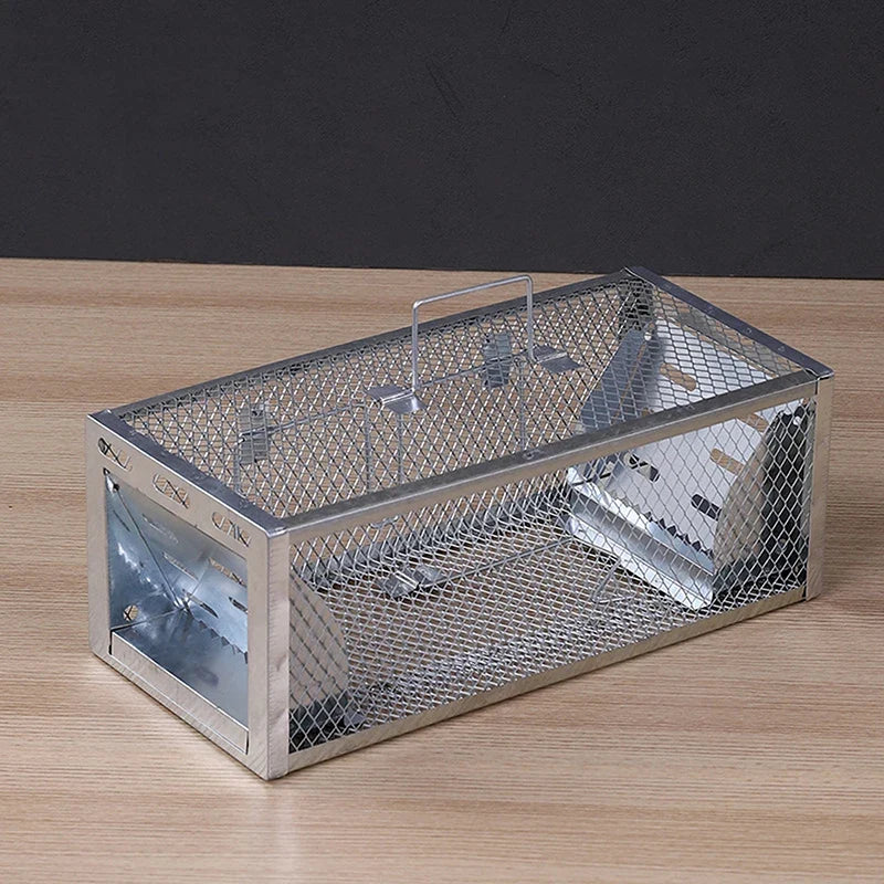 Multi-Catch Mouse & Rat Trap Cage | Galvanized Steel Pest Control Rodent Trap Cage Qme