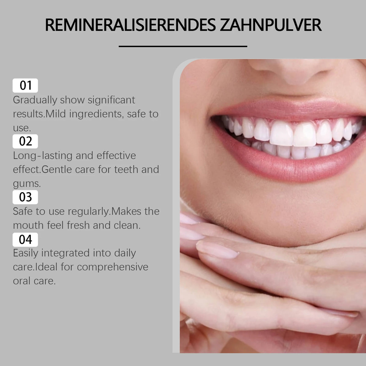 Natural Teeth Brightening Powder – Gentle Stain Removal 50g Teeth Brightening Powder Qst