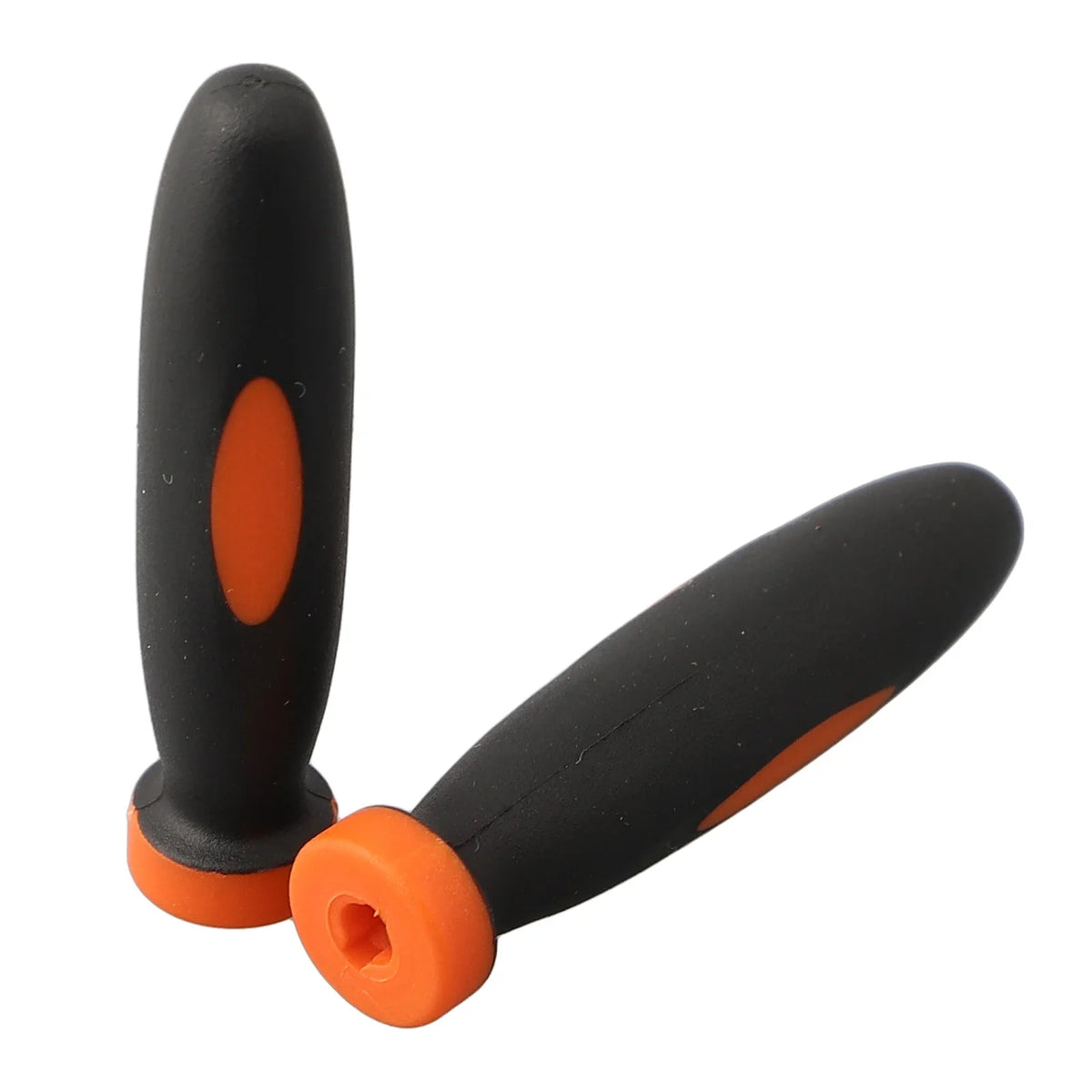 Rubber File Handles 10pcs – 60×5mm Workshop Grip Supplies File Handle Grips Qme