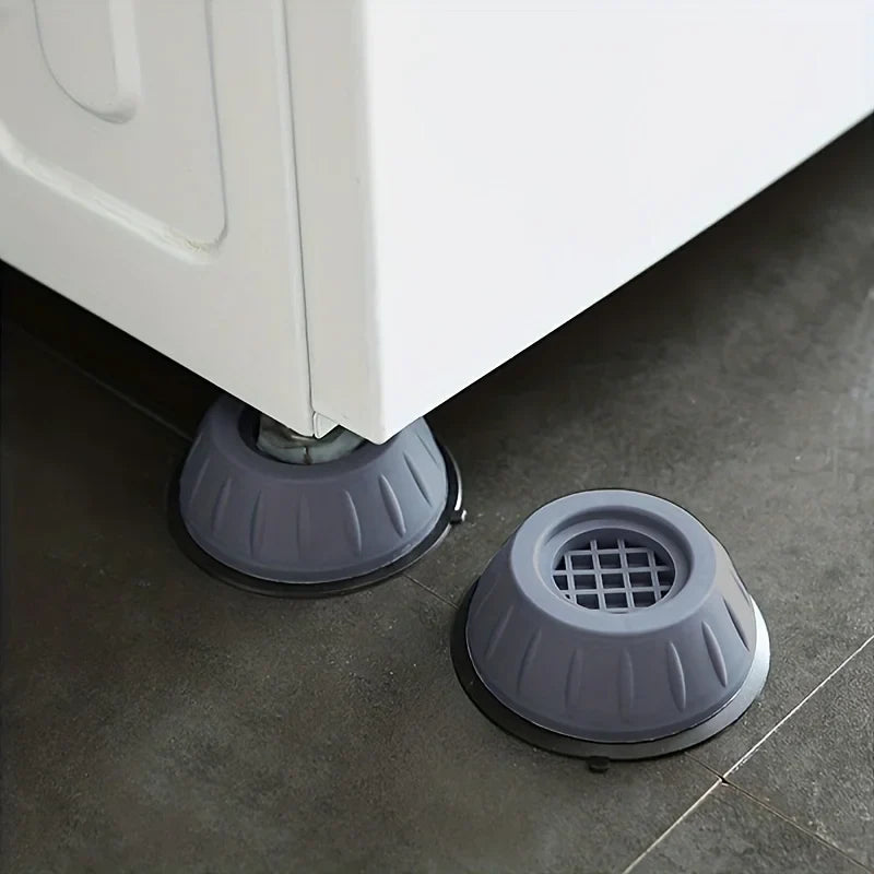 Anti-Vibration Washing Machine Mats 4pcs – Floor Protection Anti-Vibration Mat Qme