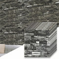 Waterproof Foam Brick Wall Stickers 38.5x35cm | 8 Colors Foam Wall Sticker Qme 38cmX35cm 10pcs retro black