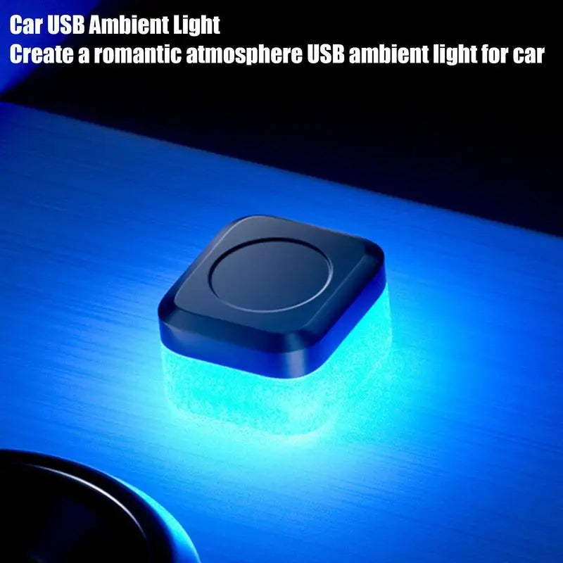 USB LED Car Interior Ambient Light – Multicolor Atmosphere Lamp Car Ambient Light Qst