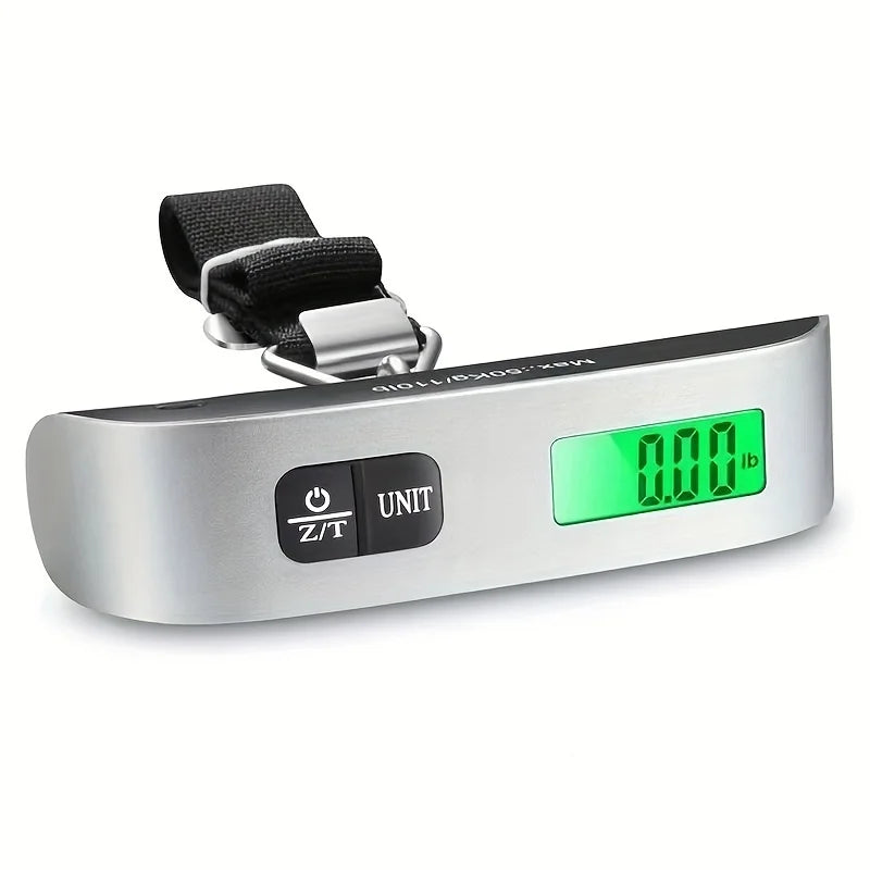 Portable Digital Luggage Scale 110lb/50kg – LCD Hanging Scale Digital Luggage Scale Qme