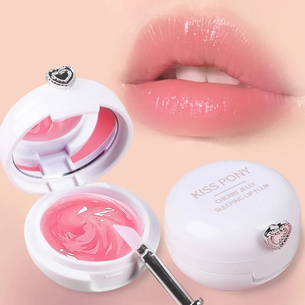 Night Moisturizing Lip Mask – Brightening Natural Ingredients Overnight Lip Mask Qme 1pcs