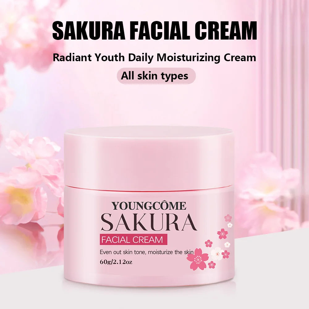Sakura Retinol Collagen Anti-Aging Face Cream | YOUNGCOME Anti-Aging Face Cream Qst