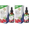 Vitamin B-12 Liquid Drops Methylcobalamin Cherry | 60ml Vitamin B12 Supplement Qst 2 Bottles
