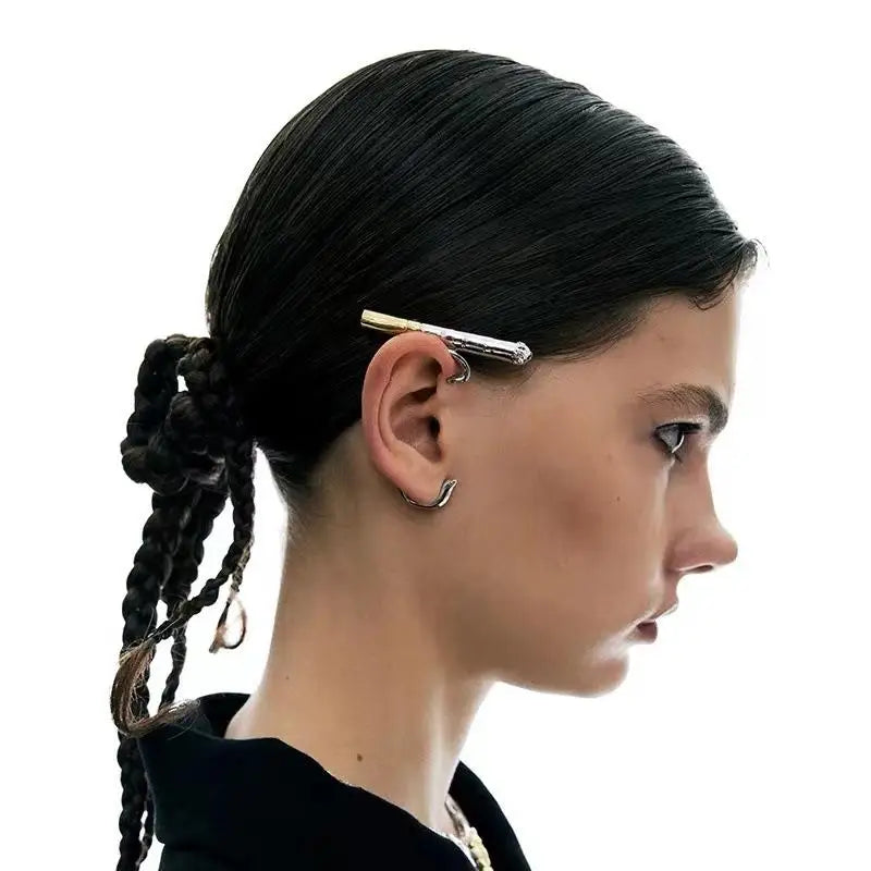 Vintage Cigarette Ear Clip – Unisex Punk Rock Stud Earring Clip-On Earring Qme Default Title
