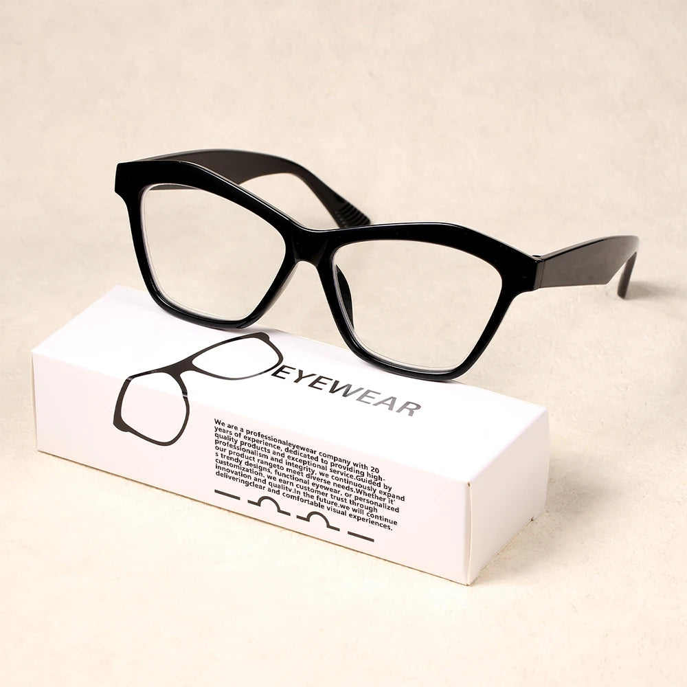 VOPHA Cat Eye Reading Glasses Women Auto-Focus L50 Reading Glasses Qst