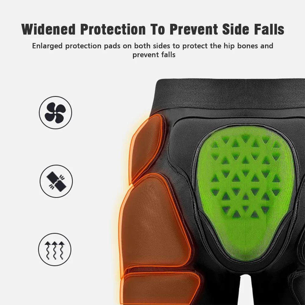 3D Padded Skating Shorts – EVA Protection, Breathable Lycra Padded Skating Shorts Qme
