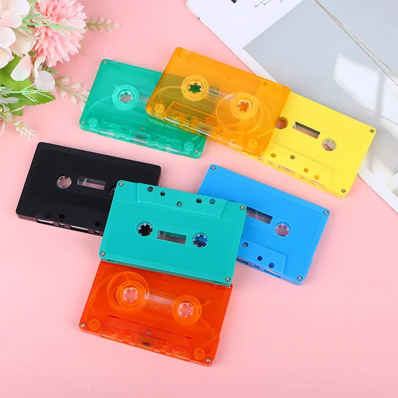 Blank Cassette Tape Shell | Empty Magnetic Recording Case Cassette Tape Shell Qme