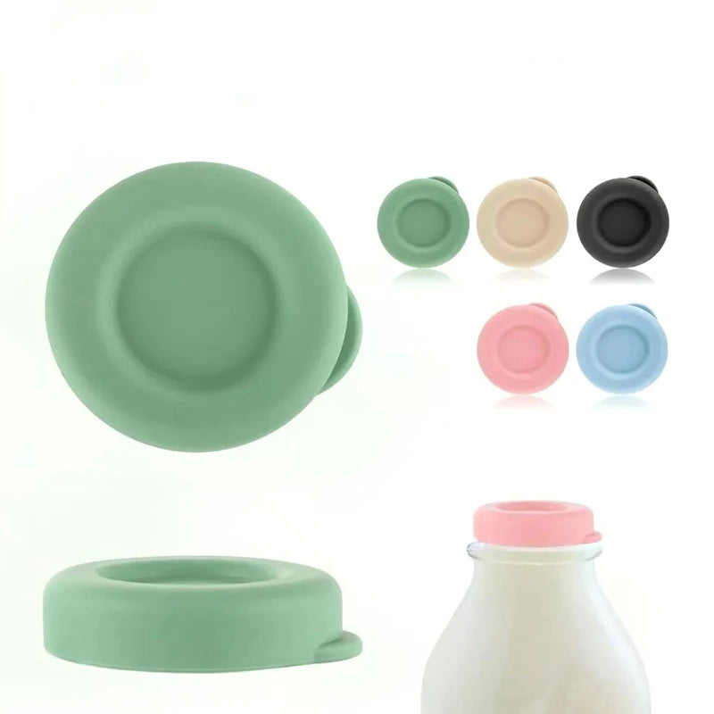 Silicone Glass Bottle Cap – Reusable Leak-Proof Lid 48mm Silicone Bottle Cap Qst