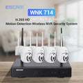 ESCAM 3MP HD Wireless CCTV System | PTZ Two-Way Audio Cameras Wireless CCTV System Qme AU Plug None