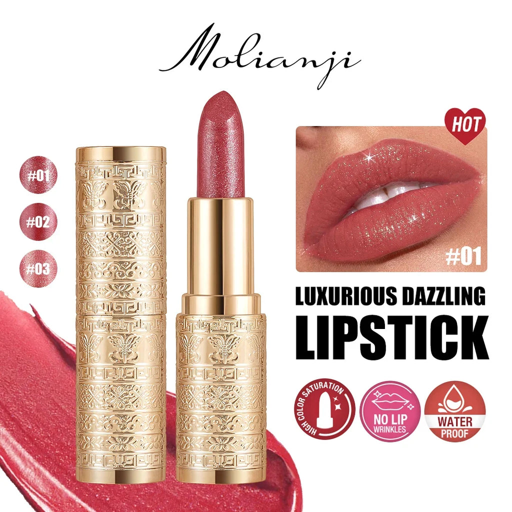 Qme Shining Lipstick – Long-Lasting Vibrant Color Lipstick Qme