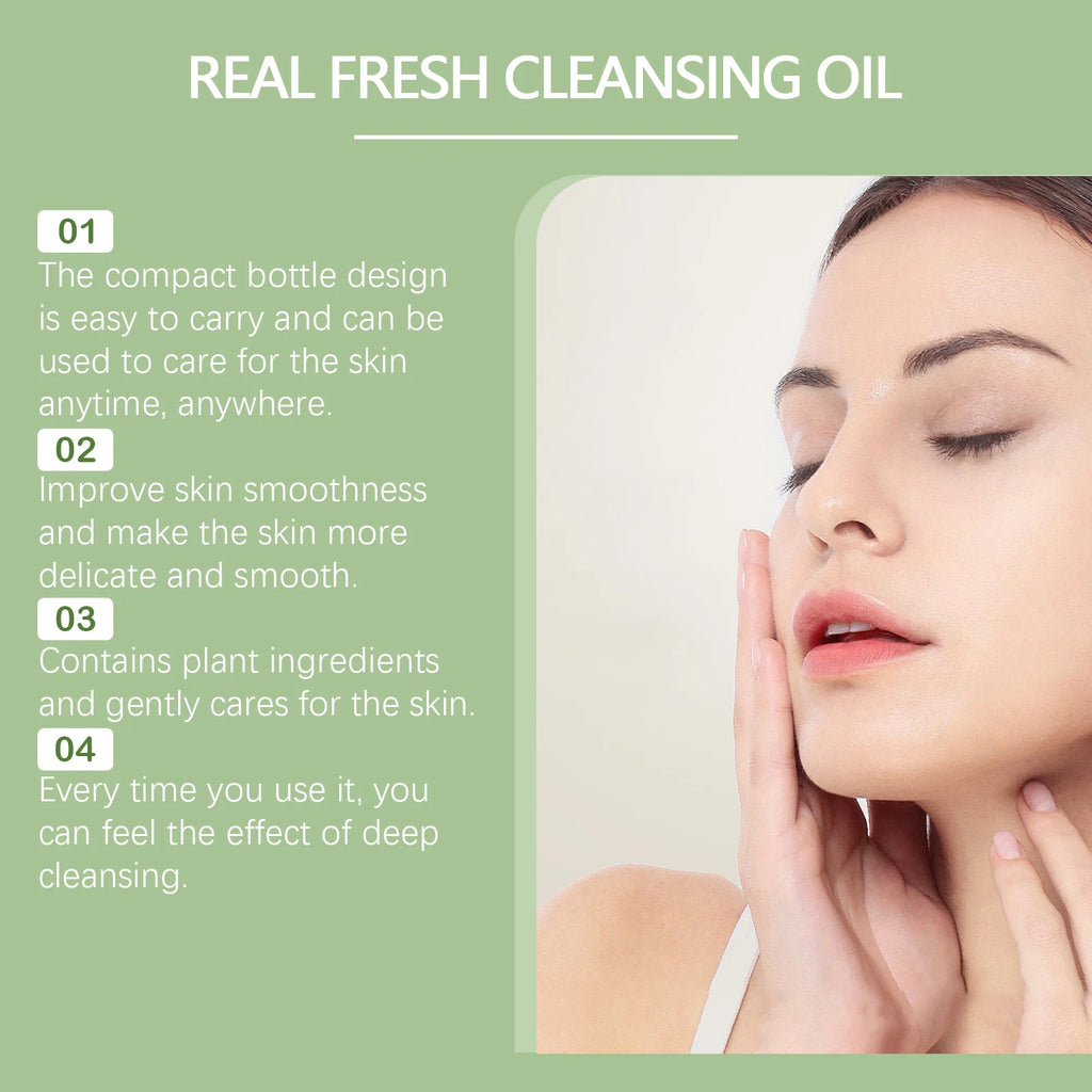 Eelhoe Green Tea Cleansing Oil – Gentle Makeup Remover 100ml Cleansing Oil Qst