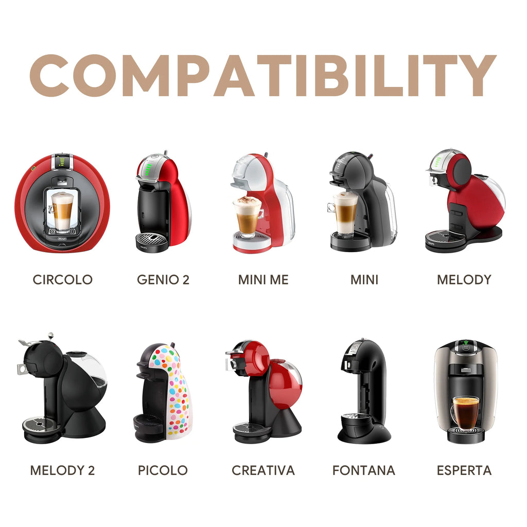 Reusable Dolce Gusto Coffee Capsules – Refillable Pod Kit Refillable Coffee Pods Qst