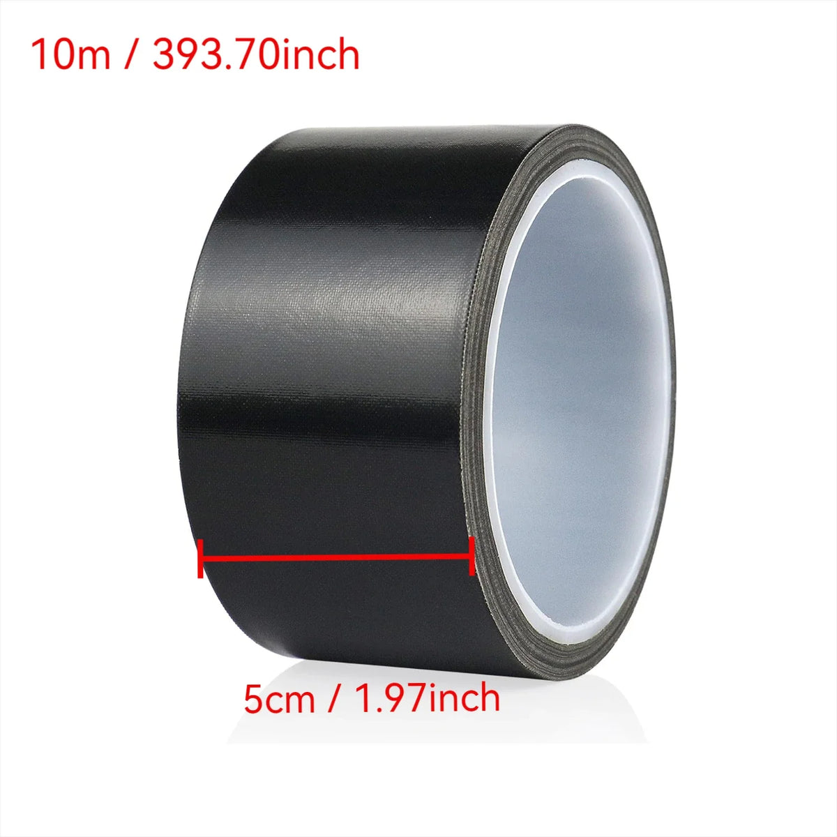 Waterproof Black Fabric Repair Tape – Heavy Duty Self Adhesive Fabric Repair Tape Qme 5cmX10m 4Pcs