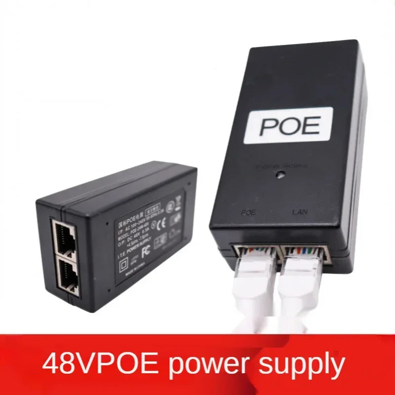 PoE Power Injector 24V 0.5A 24W Desktop Ethernet Adapter PoE Power Injector Qme EU