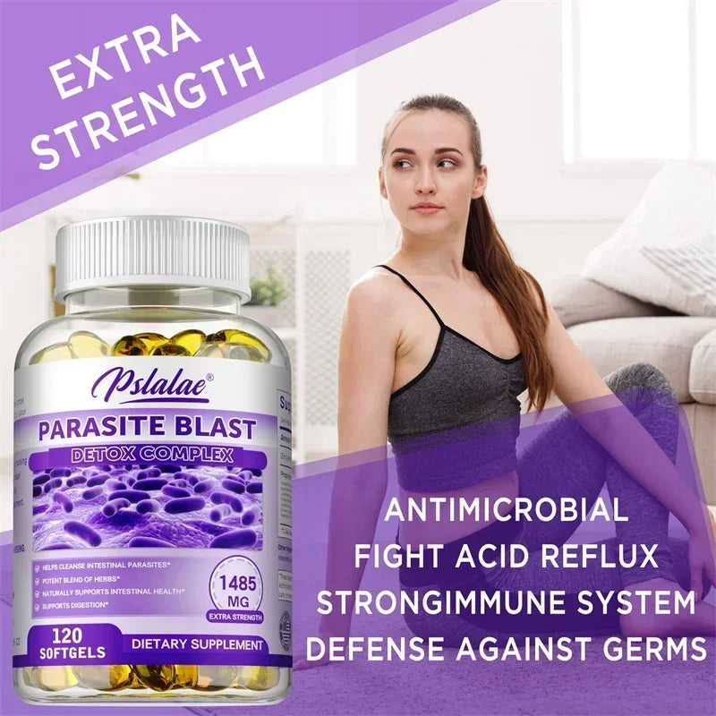 Parasite Blast Detox Complex – Digestive & Immune Support Detox Supplement Qst