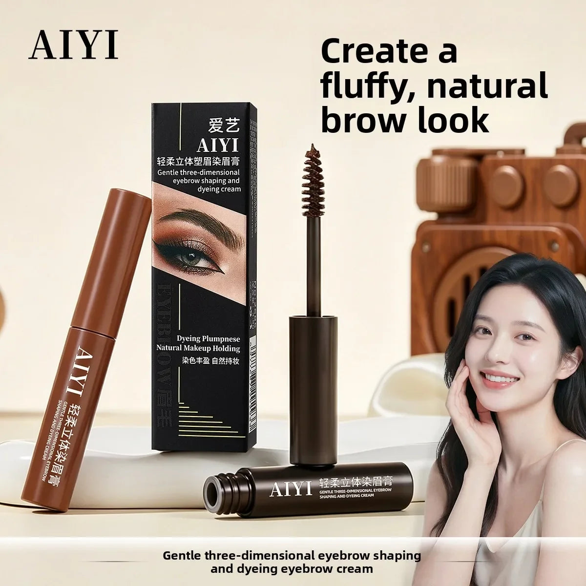 AIYI 3D Volumizing Eyebrow Gel – Waterproof & Long Lasting Eyebrow Gel Qme