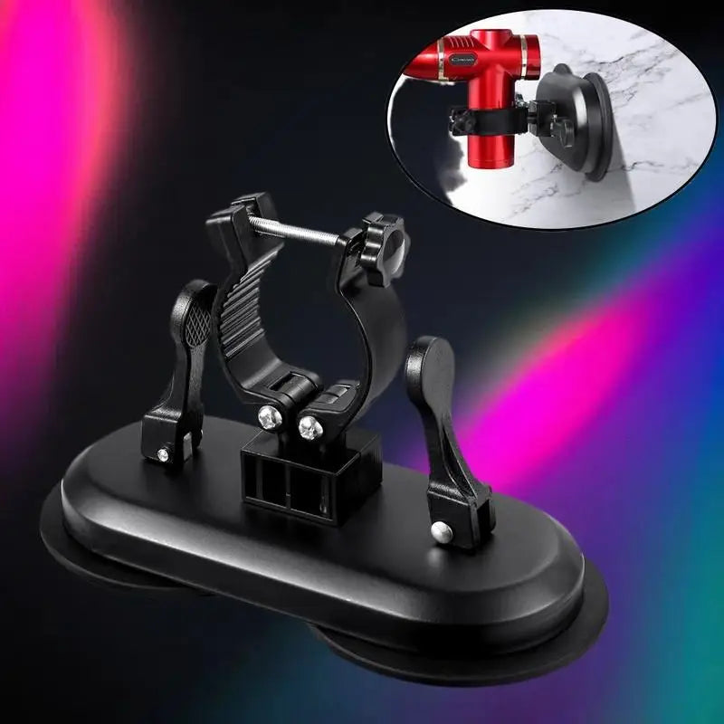 Massage Gun Holder Suction Cup – Hands-Free Mount Stand Massage Gun Mount Qme
