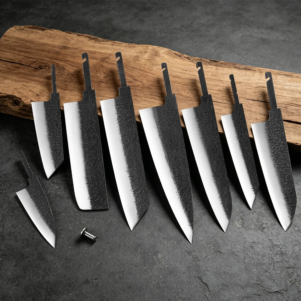 F.YOUNG Japanese Chef Knife Blank Blade VG10 DIY Full Tang Knife Blank Blade Qst