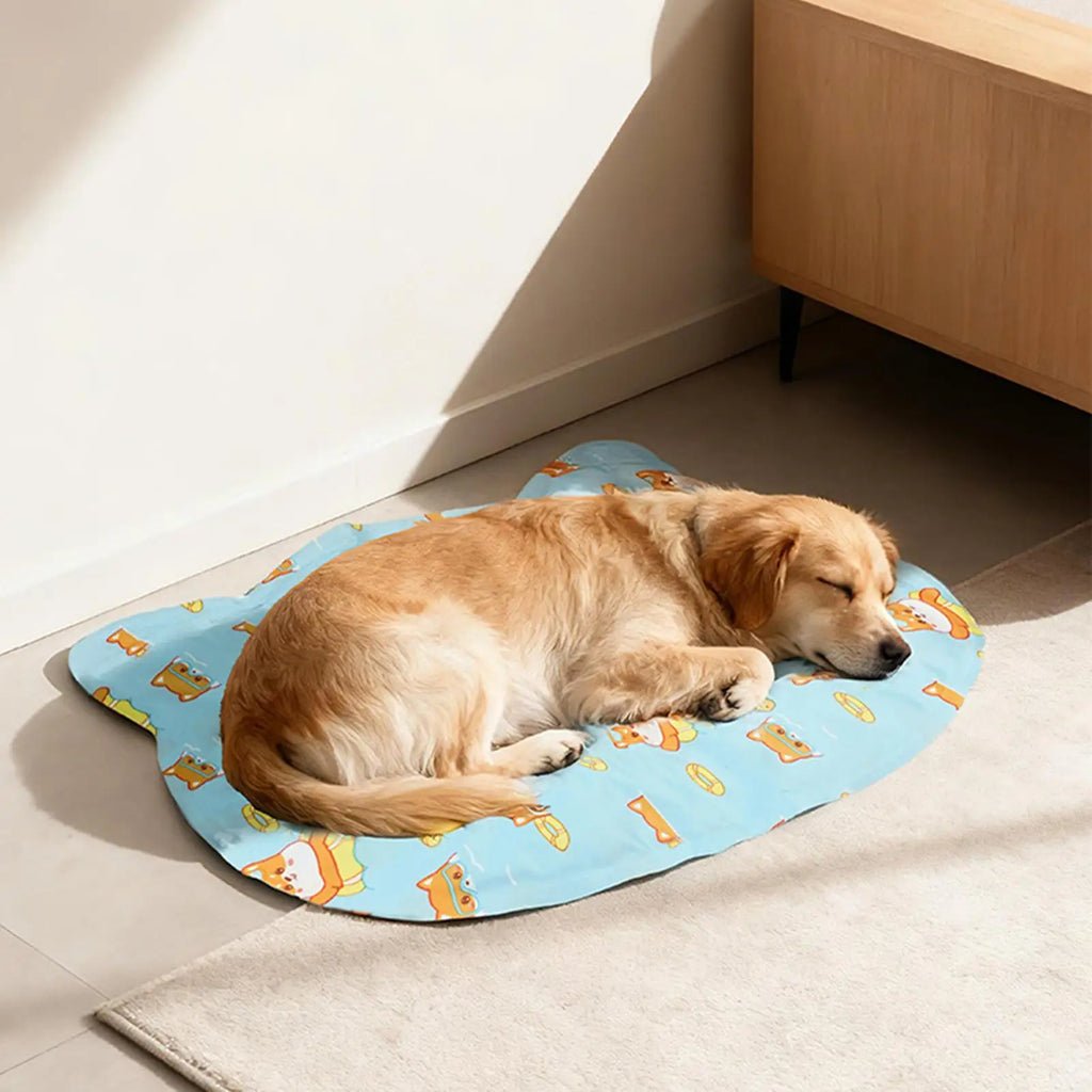 Gel Cooling Mat for Cats & Dogs – Summer Comfort Pad Pet Cooling Mat Qme