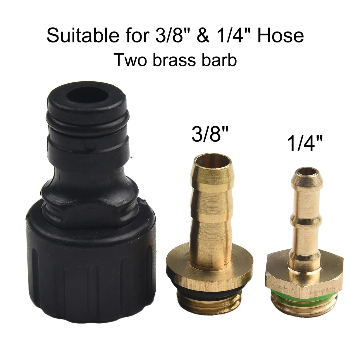 Sprayer Wand Replacement Kit – Brass Barb Fittings & Hose Clamps Sprayer Wand Kit Qme