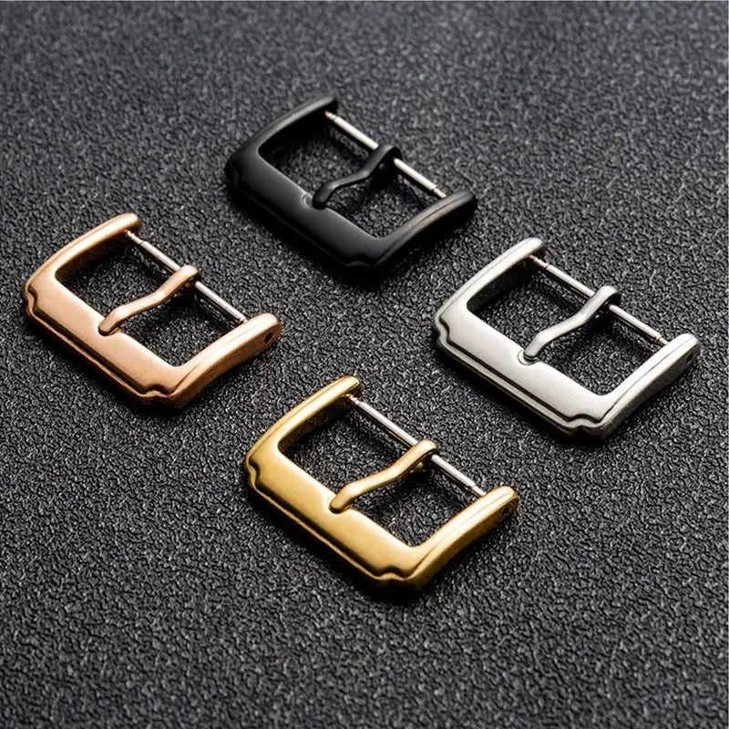 Stainless Steel Watch Buckle Clasp Replacement + Tool | 8 Colors Watch Buckle Clasp Qme