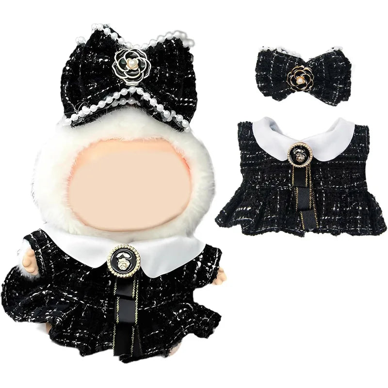 Labubu Doll Clothes & Accessories Set | Fits 15–17cm Plush Doll Clothing Set Qme