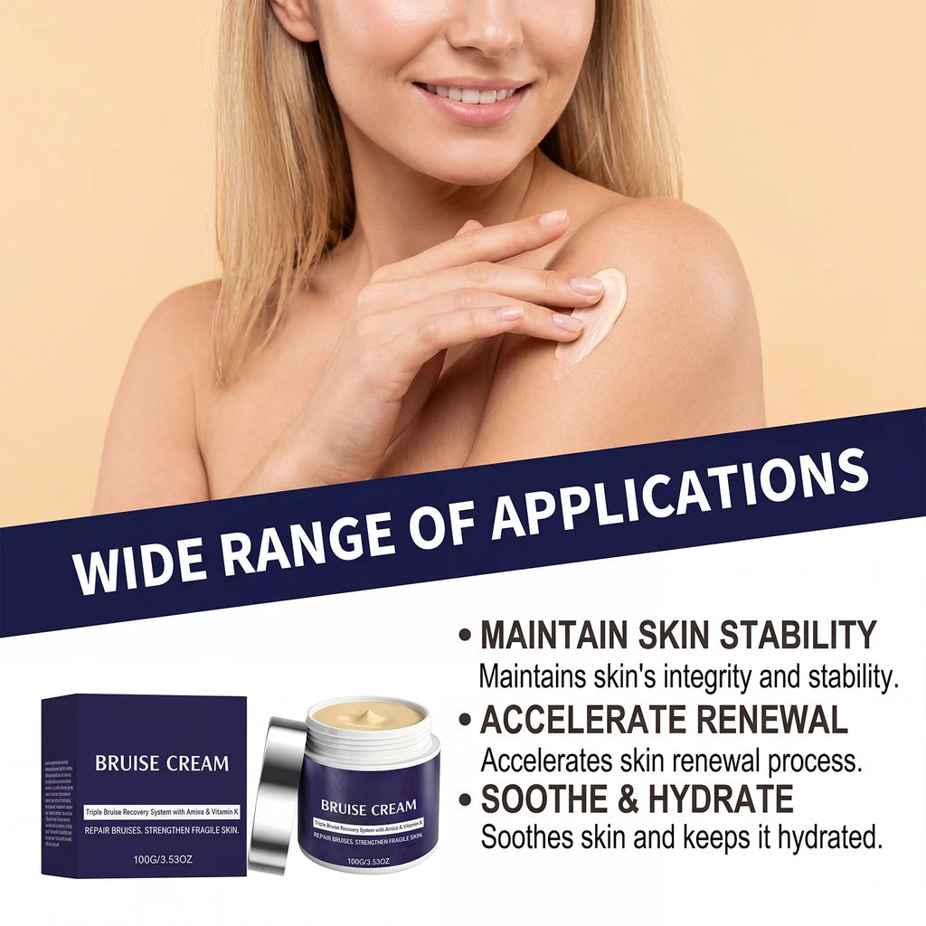 Arnica Bruise Repair Cream – Vitamin K & Calendula, 100g Skin Repair Cream Qst