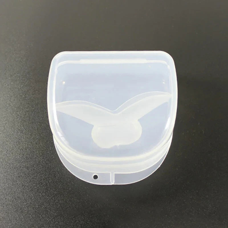 Silicone Anti-Snoring Tongue Mouthpiece Sleep Guard Device Sleep Mouthpiece Guard Qme