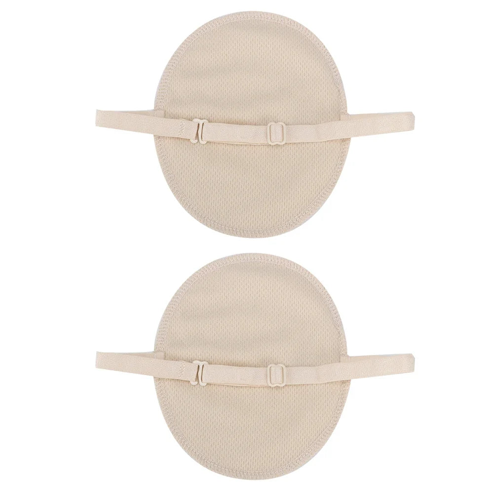 Reusable Cotton Underarm Sweat Pads – Absorbent Bra Guard Underarm Sweat Pads Qme