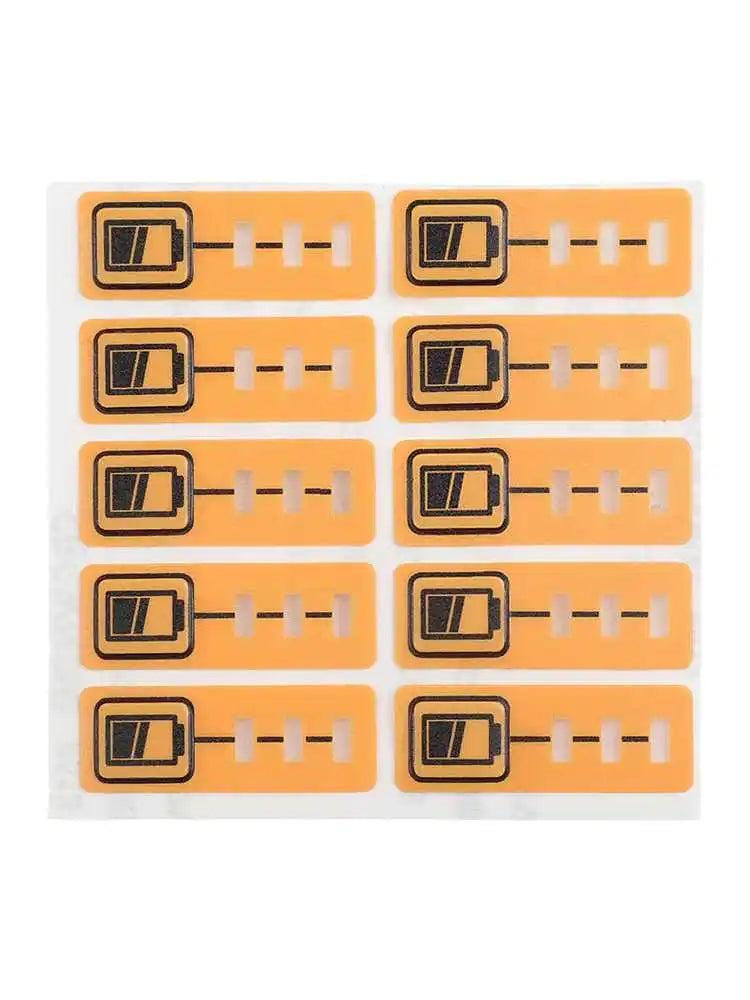 Dewalt DCB200 DCB140 DCB182 Battery Capacity Key Stickers 10pk Battery Label Stickers Qme