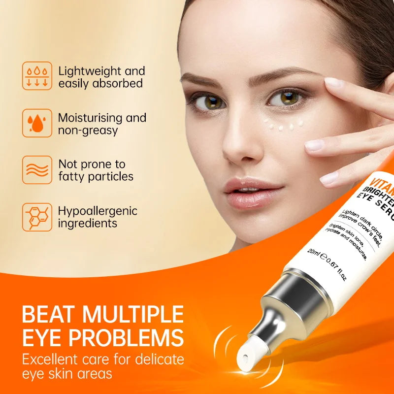 JoyPretty Vitamin C Brightening Eye Cream Serum – 20ml Eye Cream Serum Qst